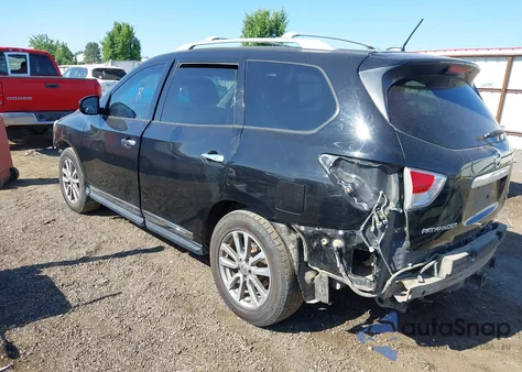 2014 Nissan Pathfinder Sl z USA, uszkodzony, nr VIN 5N1AR2MM9EC729747